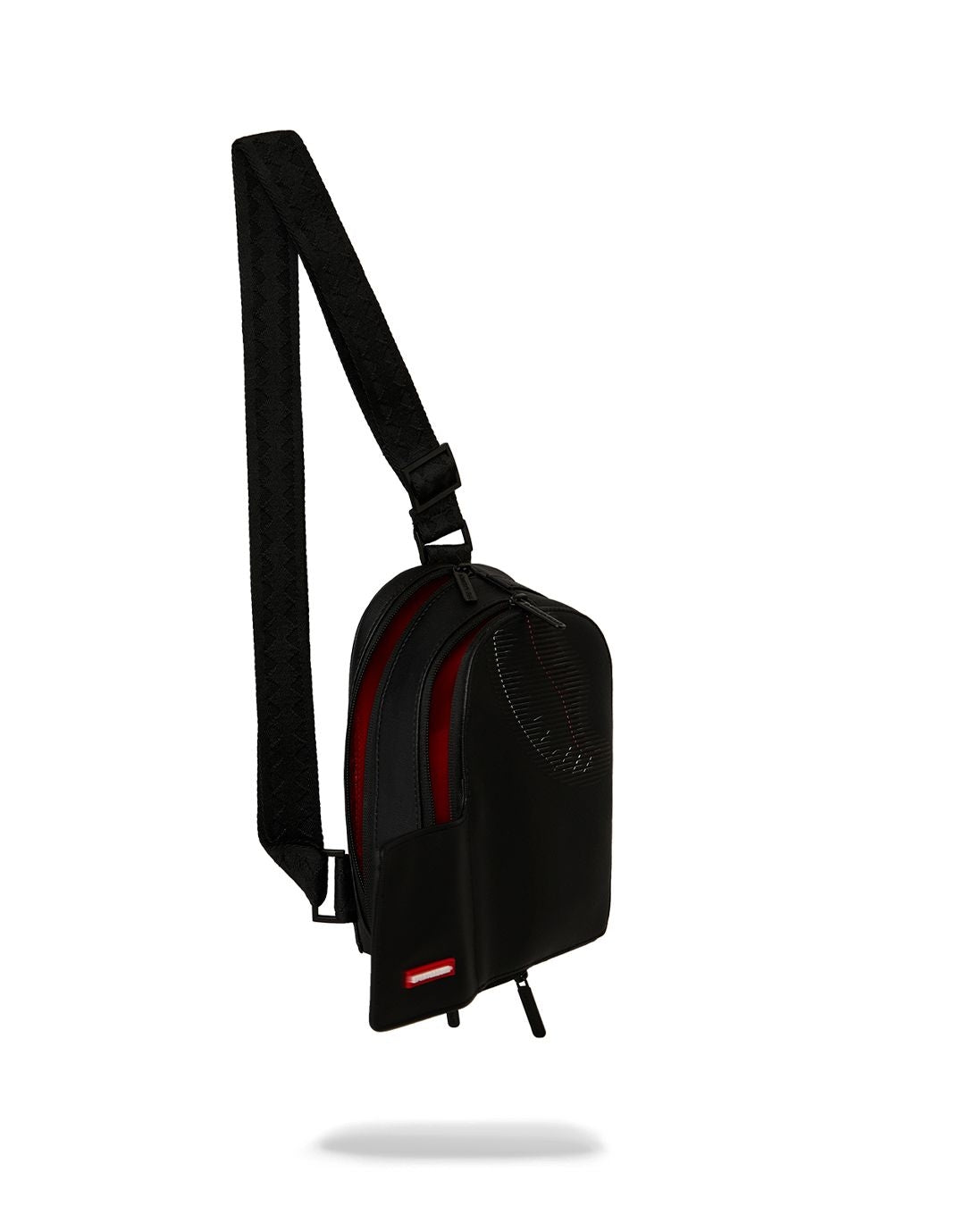 Tracolla Sprayground nero DISAPPEARING SHARK BACKPACK SLING 