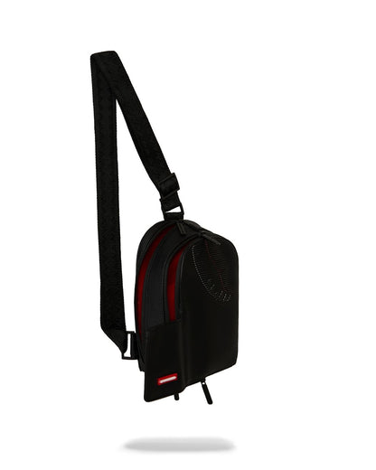 Tracolla Sprayground nero DISAPPEARING SHARK BACKPACK SLING 
