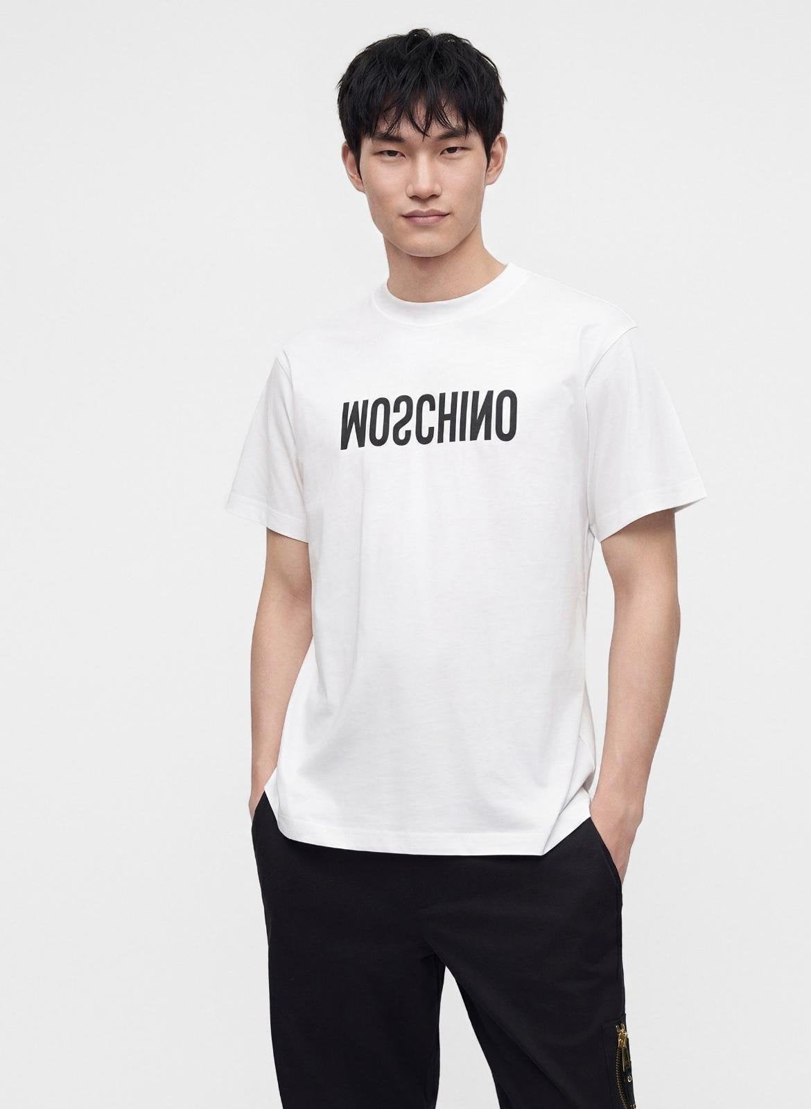 T-Shirt Moschino "Logo Inside Out" uomo