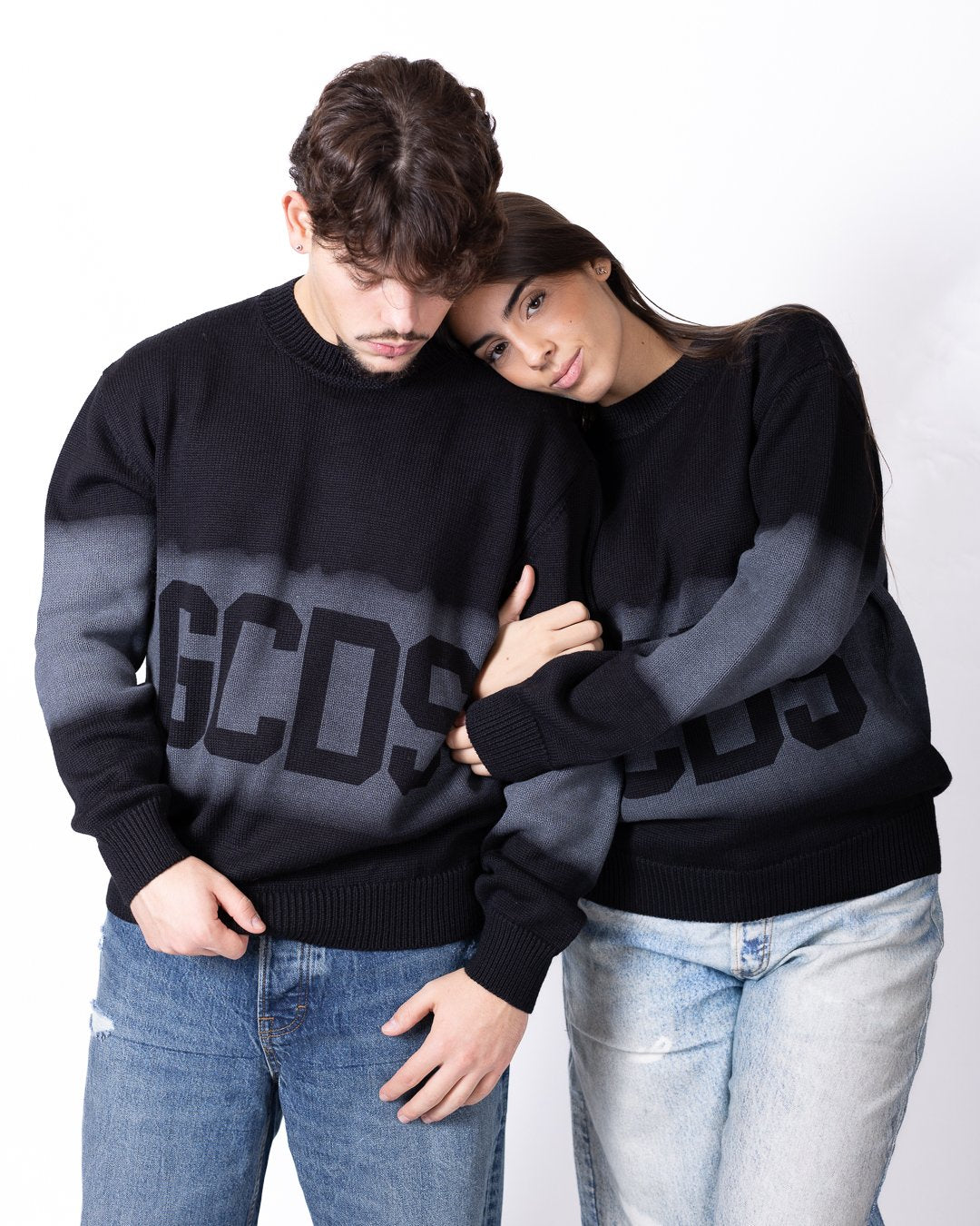 Maglia GCDS in lana con stampa e logo