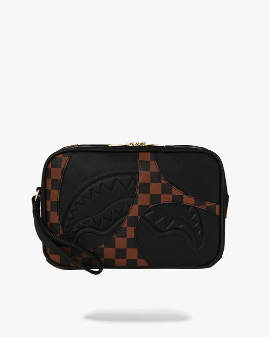 Pochette e beauty Sprayground marrone "JETSTREAM BROWN TOILETRY BAG"