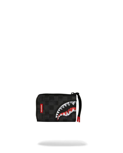 Portafoglio Sprayground nero "SCRIBBLE SHARK WALLET"