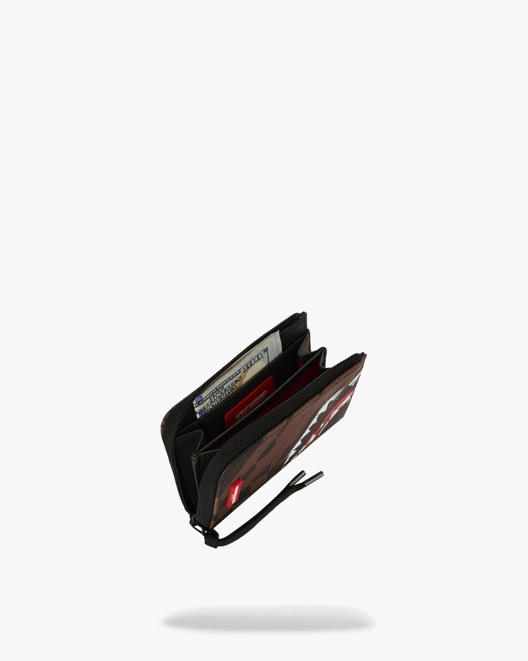 Portafoglio Sprayground marrone SMEARED GRUNGE WALLET 