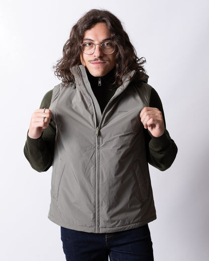 Gilet Calvin Klein in nylon con cappuccio uomo