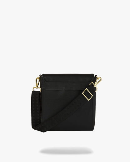 Tracolla Sprayground nero "GOLD AND DANGEROUS MESSENGER BAG"