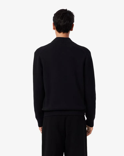 Maglia Lacoste fullzip in misto lana uomo