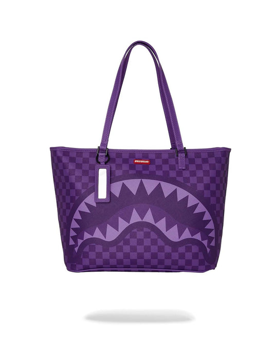 Borsa Sprayground viola Purple Shark sharks in paris  tote