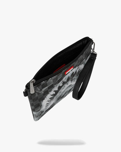 Pochette Sprayground nero "SIP N’ SMOKE CROSSOVER CLUTCH"
