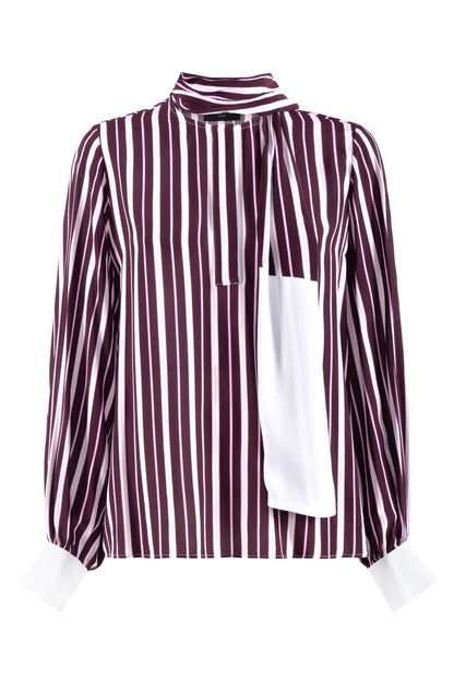 Blusa Nenette a righe con fascia removibile