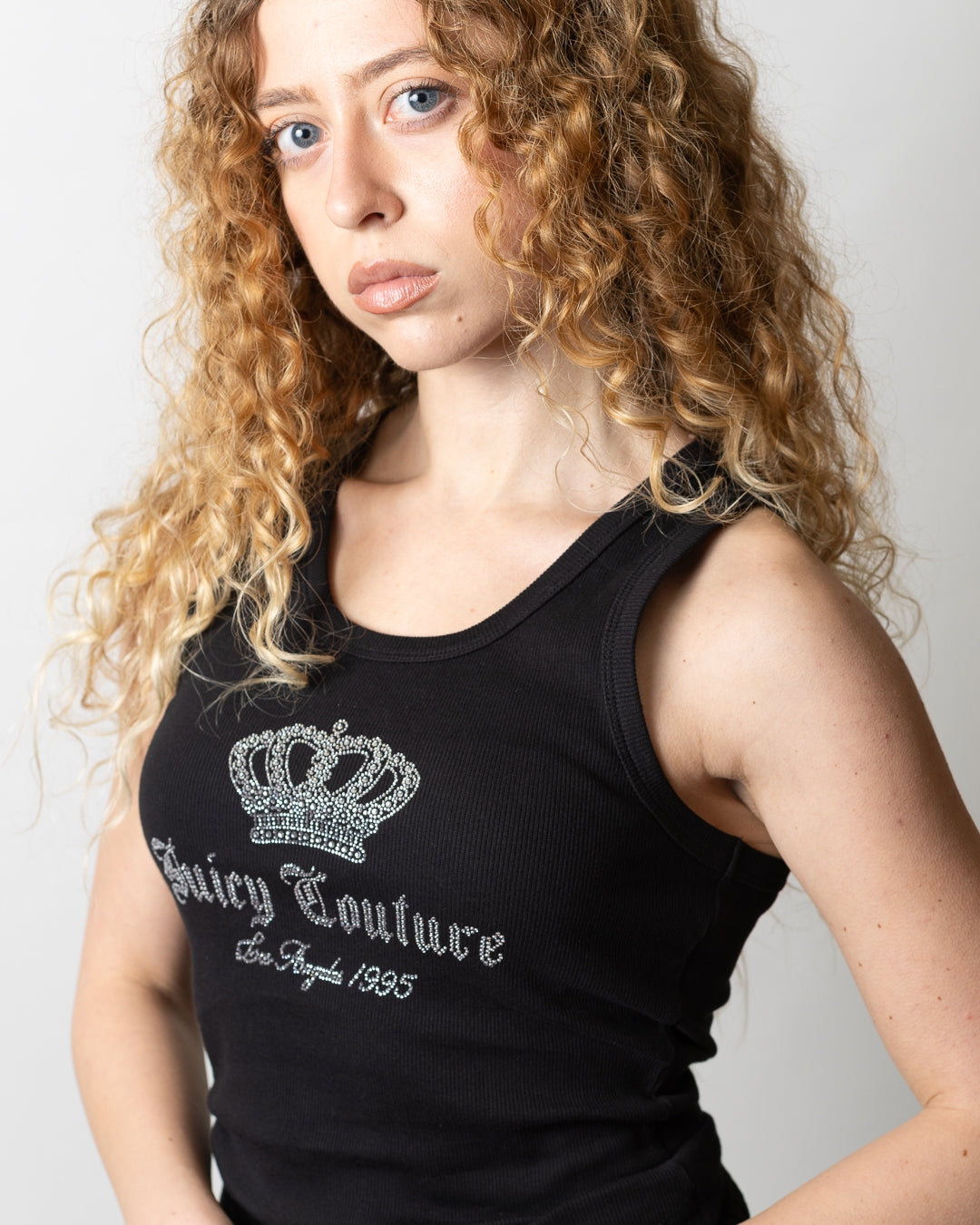 Top Juicy Couture in costina "Gothic crown" donna