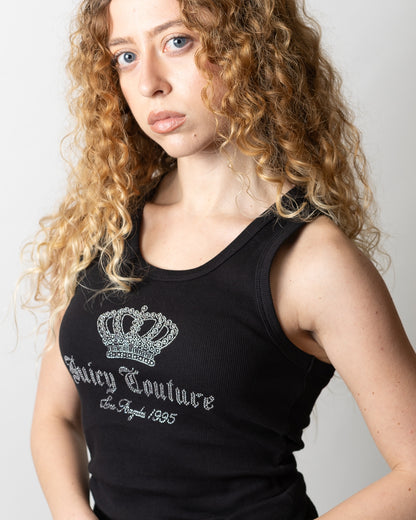 Top Juicy Couture in costina "Gothic crown" donna
