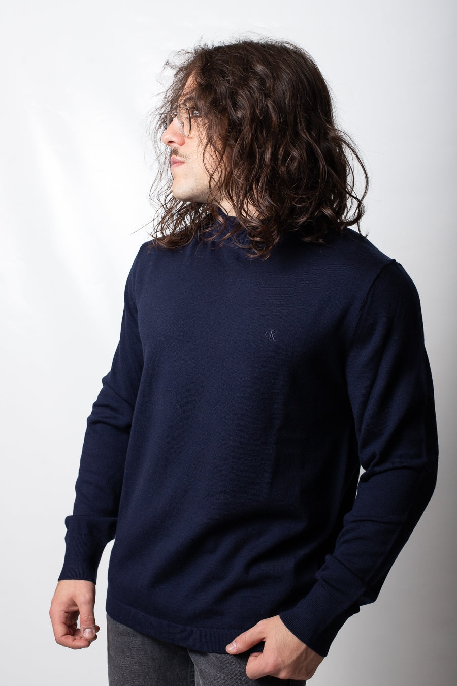 Maglia Calvin Klein in lana merino uomo