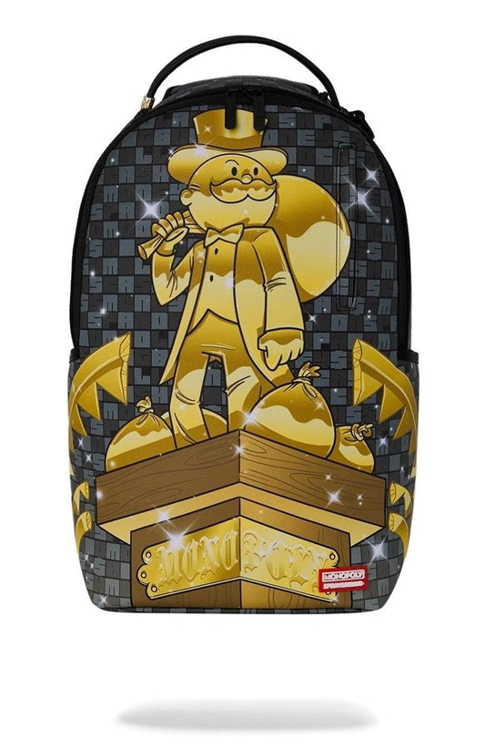 Zaino Sprayground nero MONOPOLY STATUE BACKPACK