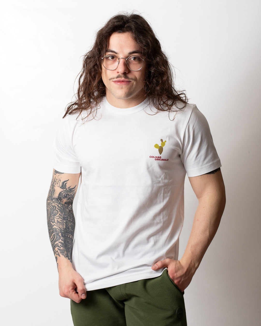 T-Shirt Colmar "Frida" con stampa logata uomo