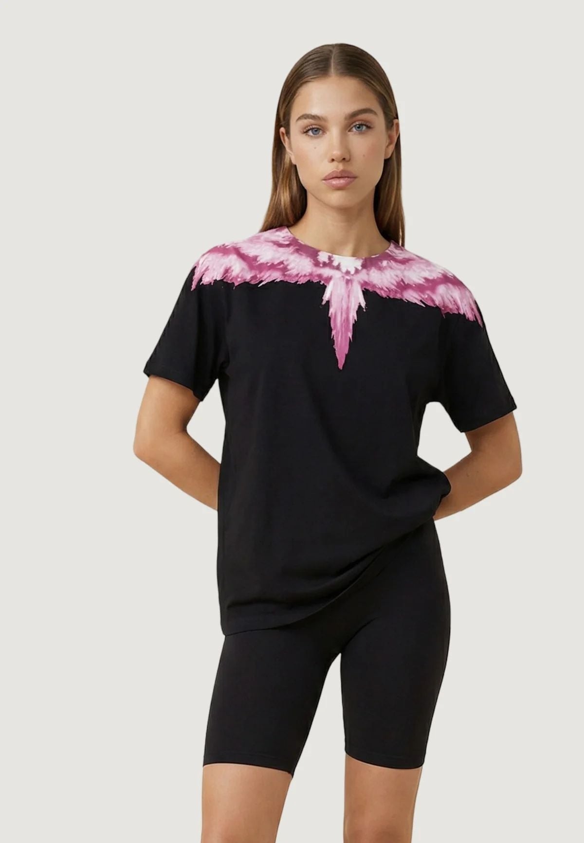 T-Shirt Marcelo Burlon "Icon Wings Multicolor" donna
