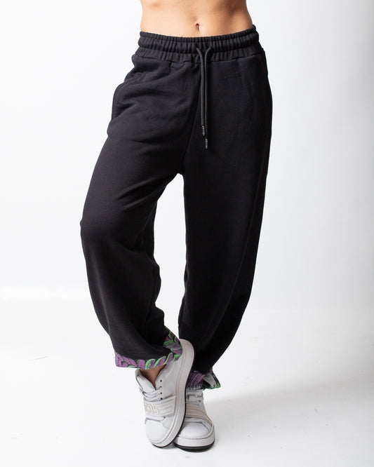 Pantalone Marcelo Burlon in felpa "Wings" donna