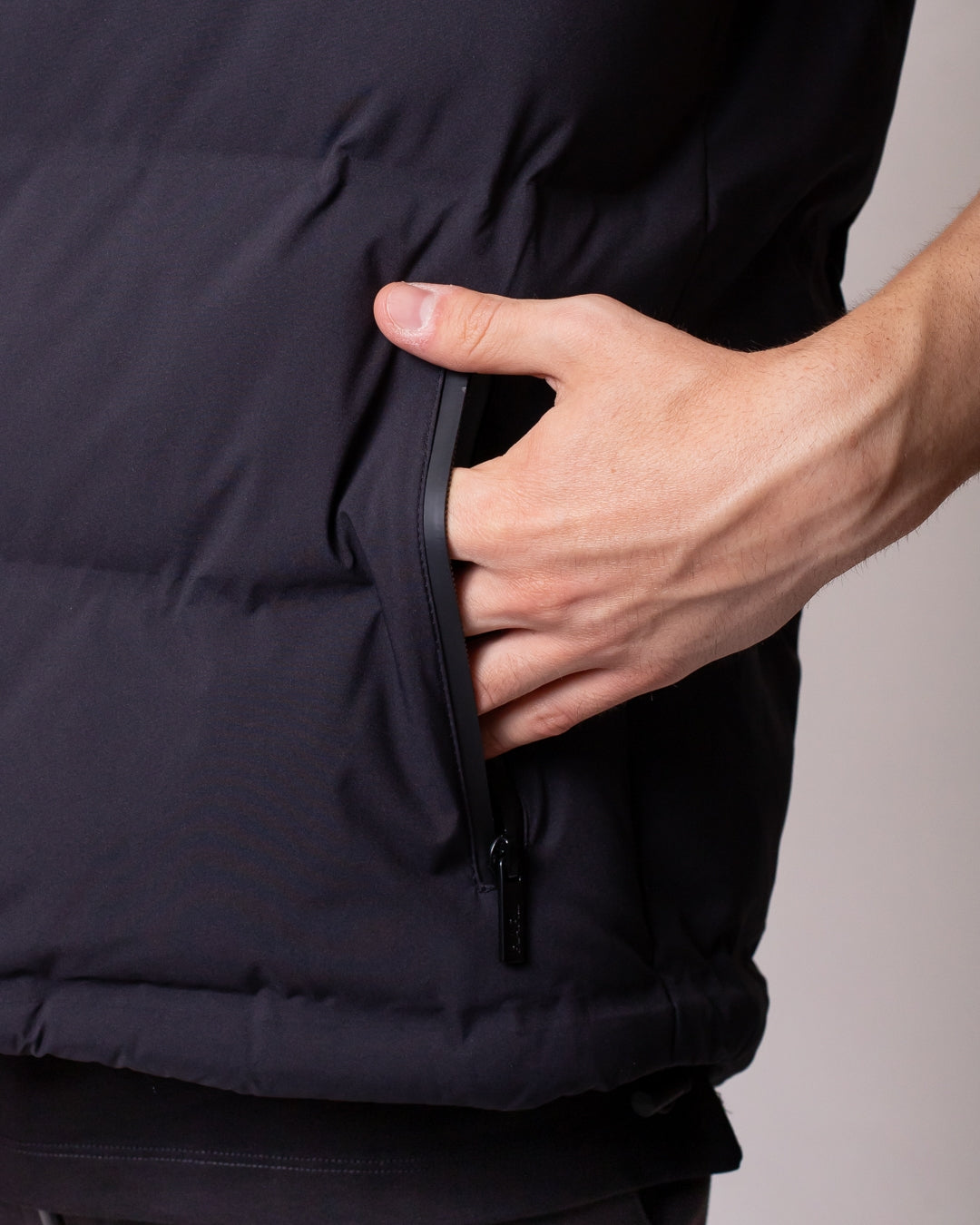 Gilet Karl Lagerfeld con cappuccio removibile uomo