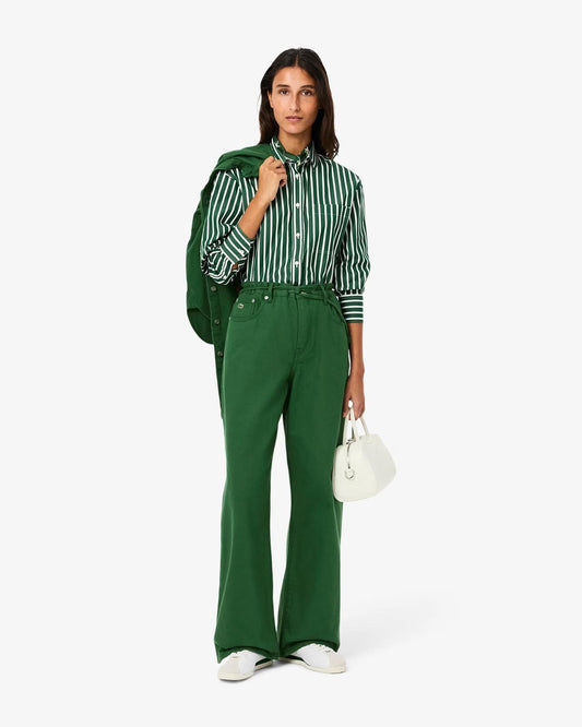 Pantalone Lacoste wide fit con coulisse donna