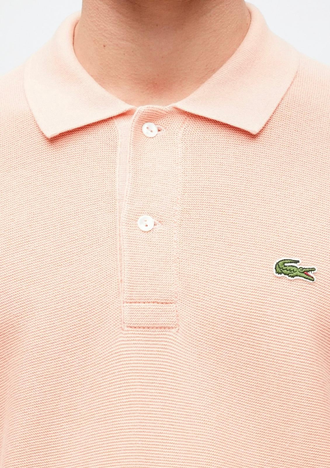 Polo Lacoste in maglia classic fit uomo