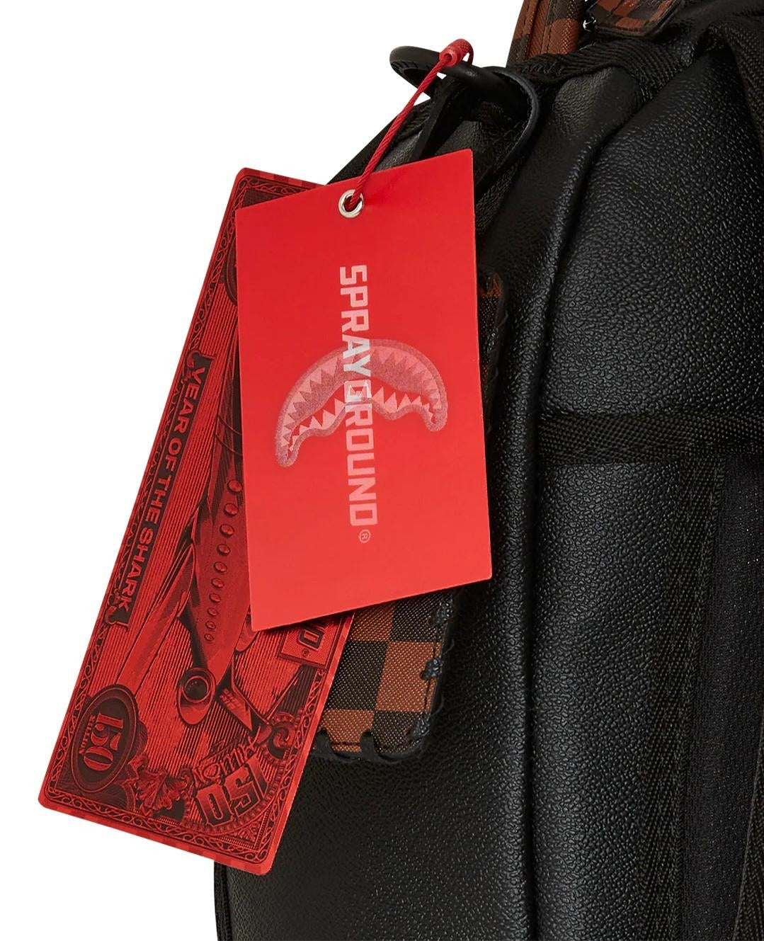 Zainetto Sprayground nero dose of check deux savage backpack
