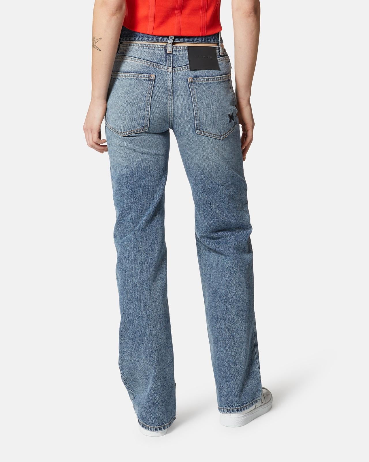 Jeans Richmond X svasato con cinta donna