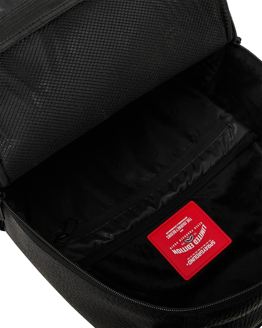 Zaino Sprayground nero SLEEK BLACK EMBLEM BACKPACK