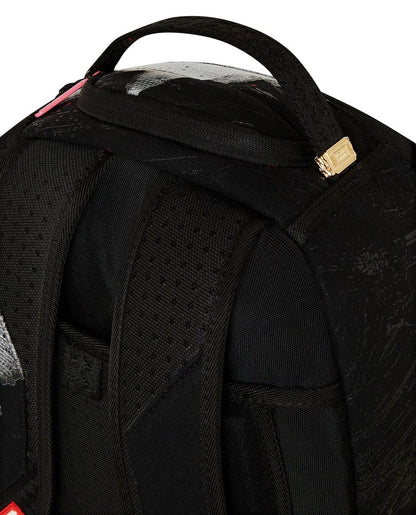 Zaino Sprayground nero Shark central sorbet hand painted backpack