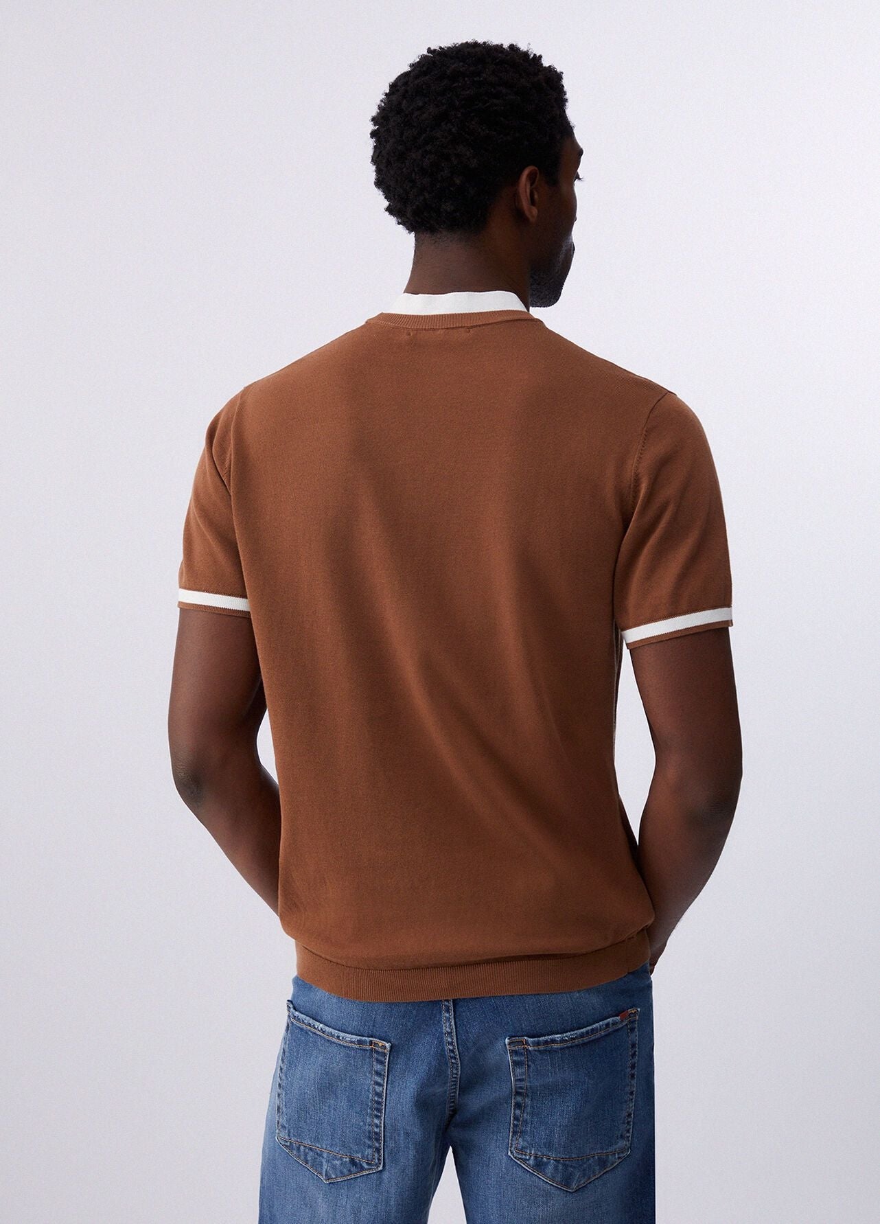 T-Shirt Liu Jo in maglia con colletto uomo