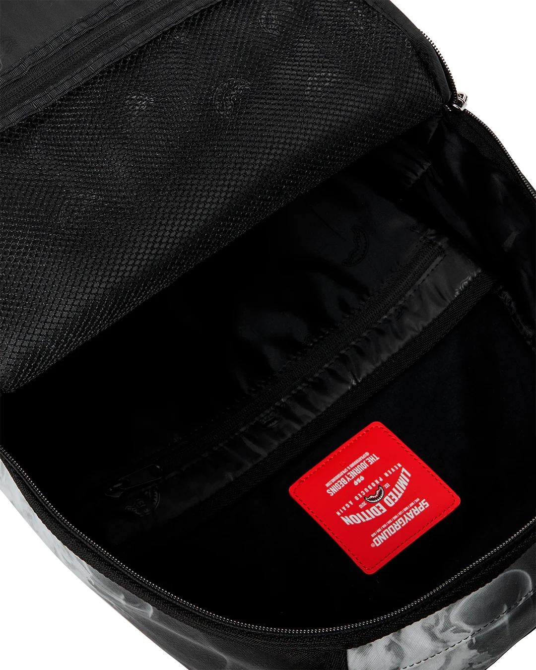 Zaino Sprayground nero "Elevate white backpack"