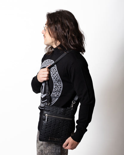 Tracolla Just Cavalli "Lettering Jacquard" uomo