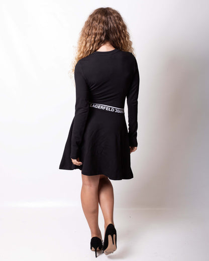 Abito Karl Lagerfeld Jeans con fascia logata donna