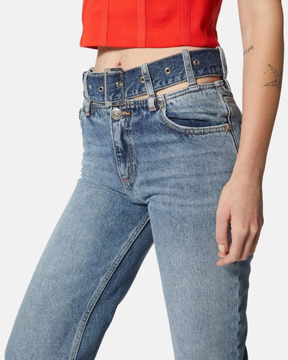 Jeans Richmond X svasato con cinta donna