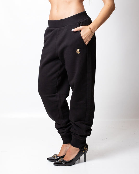 Pantalone Just Cavalli in felpa con logo in rilievo donna