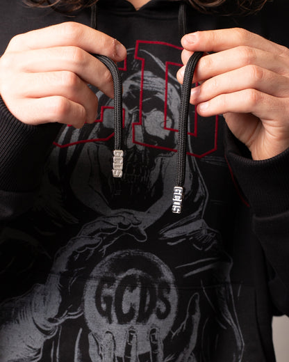 Felpa GCDS con cappuccio "Gothic Printed"