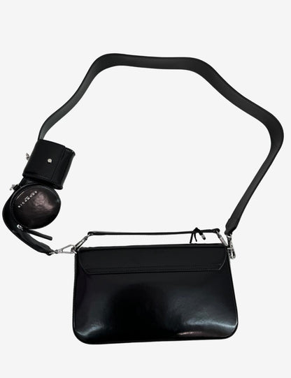 Borsa John Richmond in pelle lucida con borchie e portamonete donna