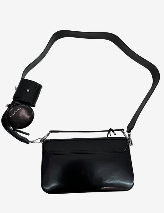 Borsa John Richmond in pelle lucida con borchie e portamonete donna