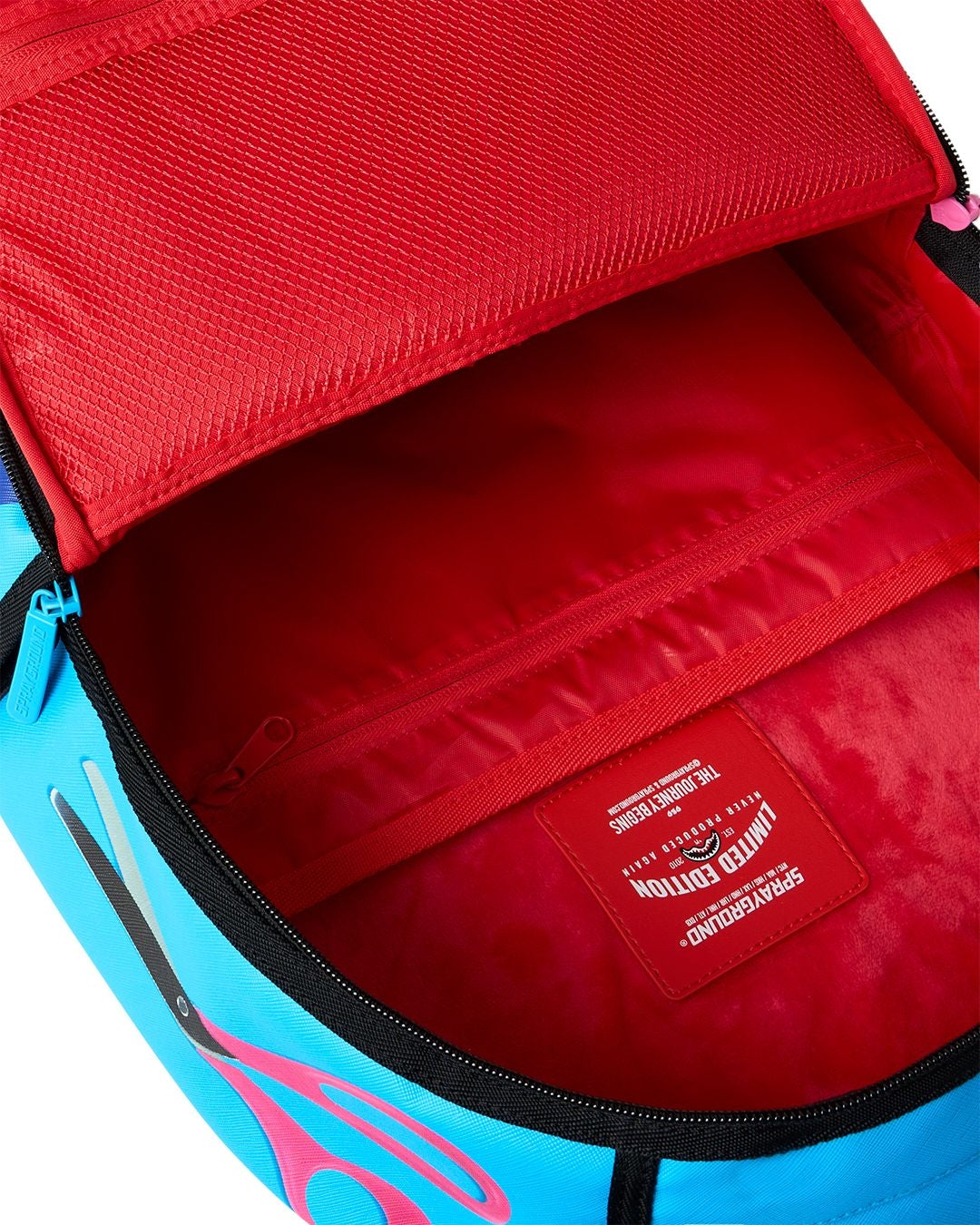 Zaino Sprayground blu/fucsia SHARK CENTRAL COTTON CANDY BACKPACK