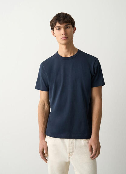 T-Shirt Colmar basic con logo in gomma uomo