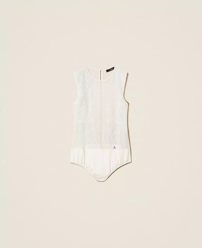 Body Twinset Actitude in tulle con pizzo donna