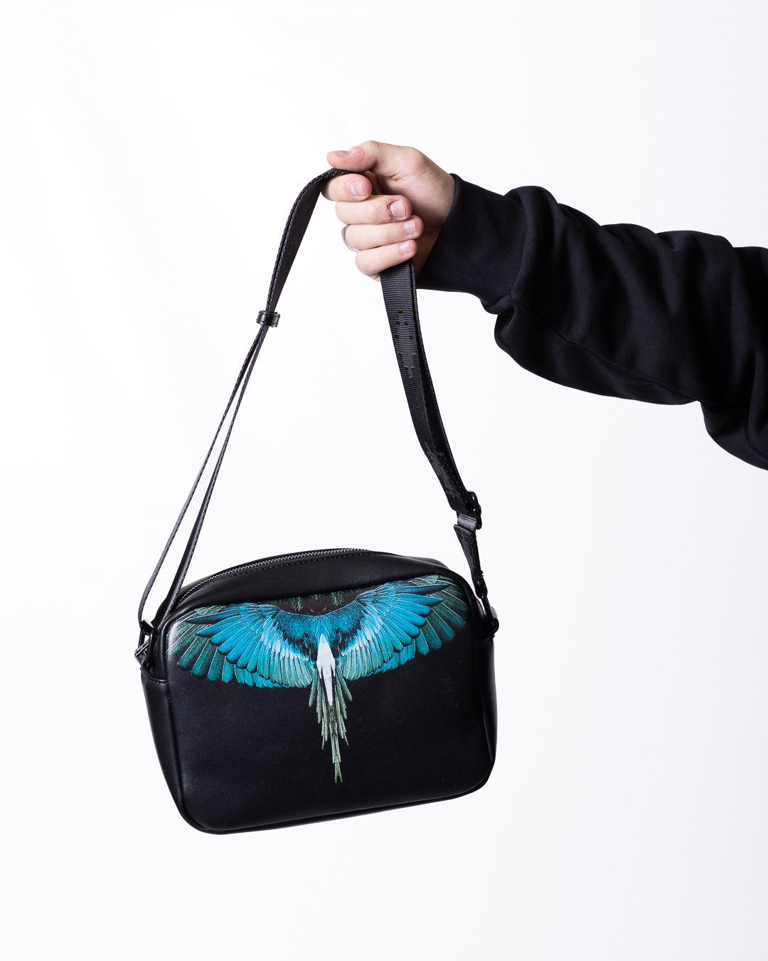 Tracolla Marcelo Burlon in ecopelle "Icon Wings "