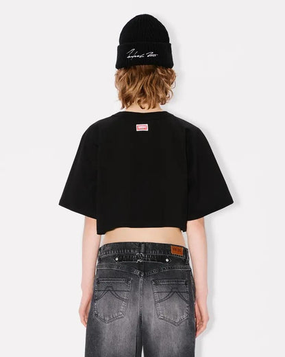 T-Shirt Kenzo Paris cropped "Futura Boxy" donna