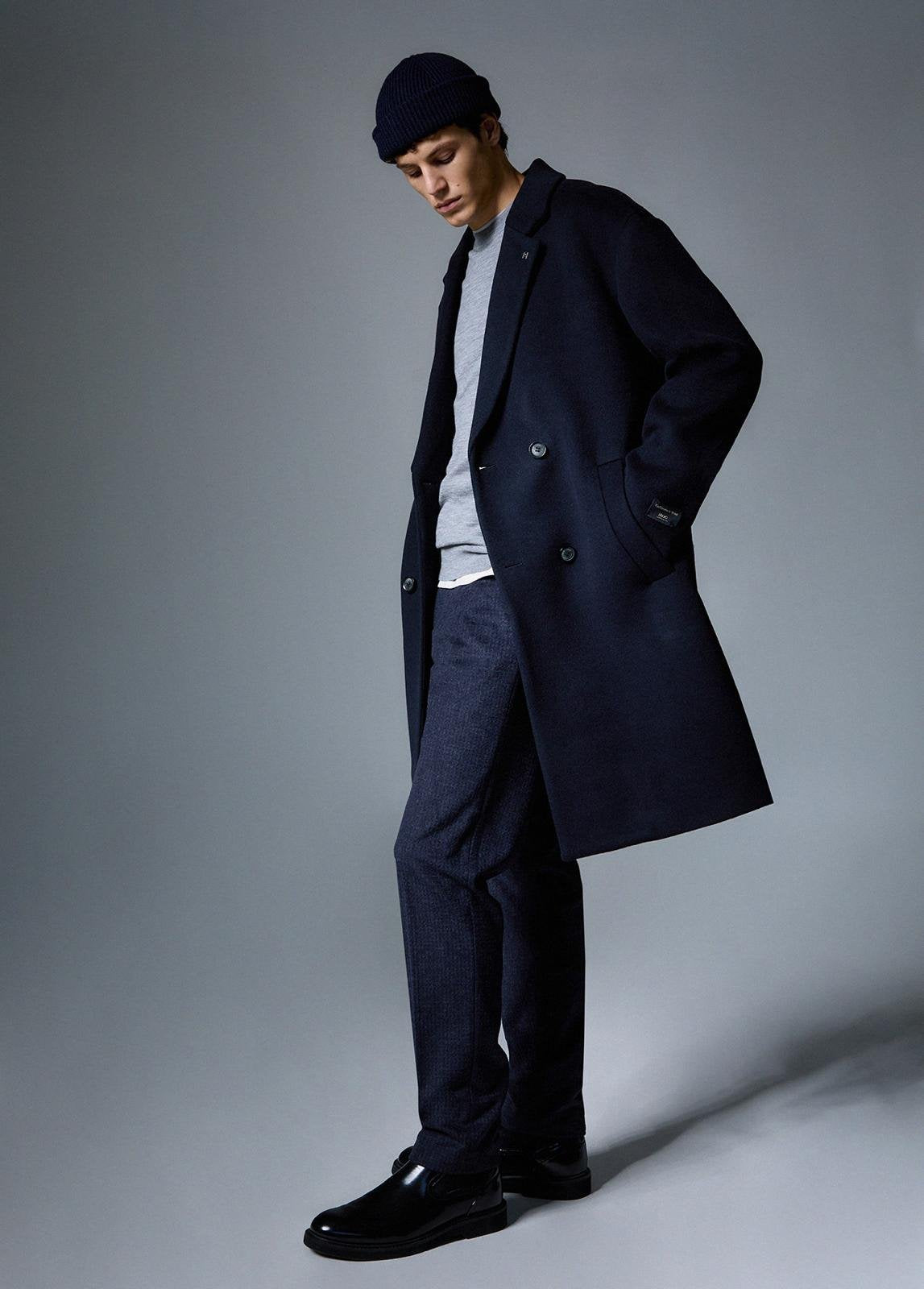 Cappotto Liu Jo doppiopetto in lana e cashmere