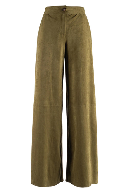 Pantalone Nenette in tessuto scamosciato