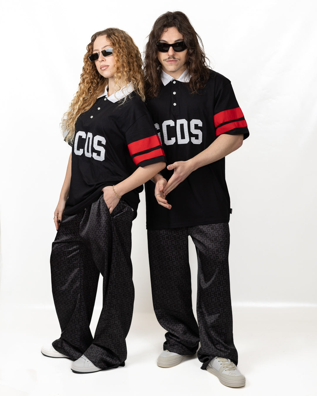 Pantalone GCDS in nylon "Monogram Logo"