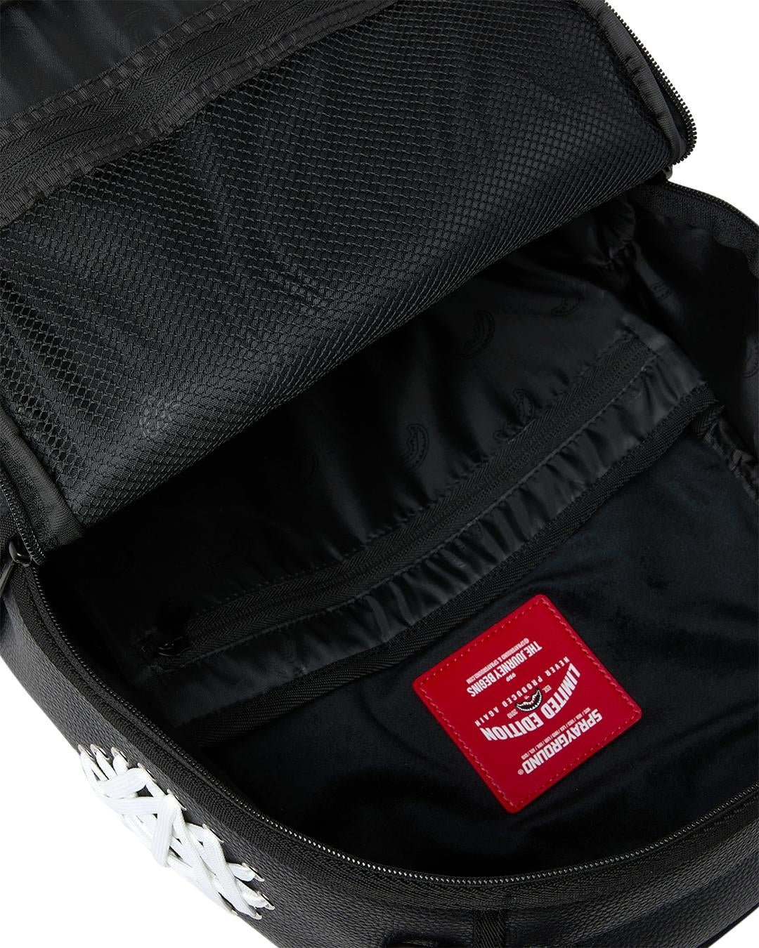 Zaino Sprayground nero SHOELACE SHARK BACKPACK 