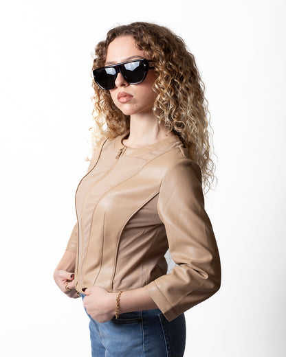 Giacca Nenette in ecopelle donna