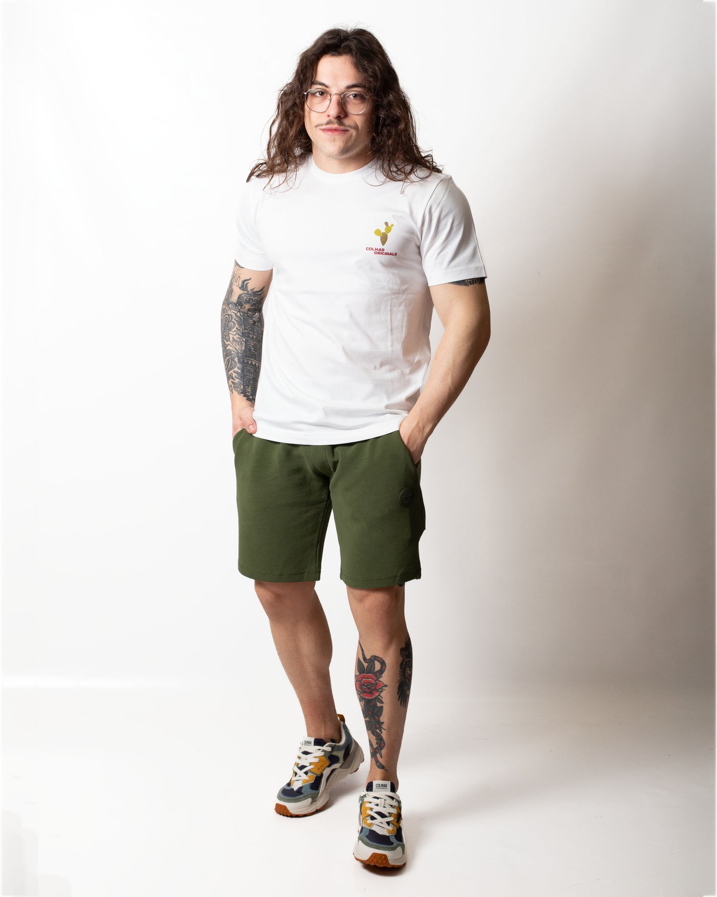 T-Shirt Colmar "Frida" con stampa logata uomo