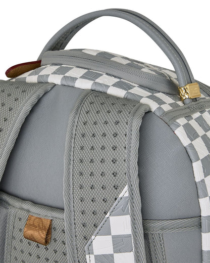 Zaino Sprayground bianco EMBOSSED CREAM CHECK BACKPACK