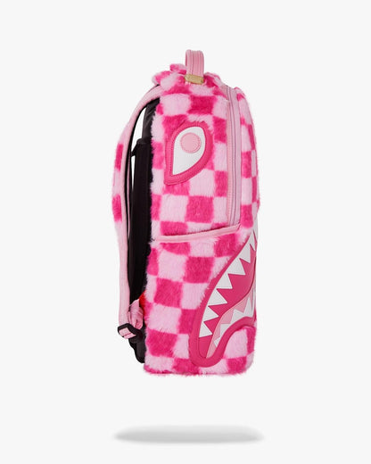 Zaino Sprayground fucsia "PINK FUR CHECK BACKPACK"