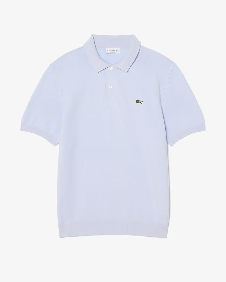 Polo Lacoste in maglia classic fit uomo